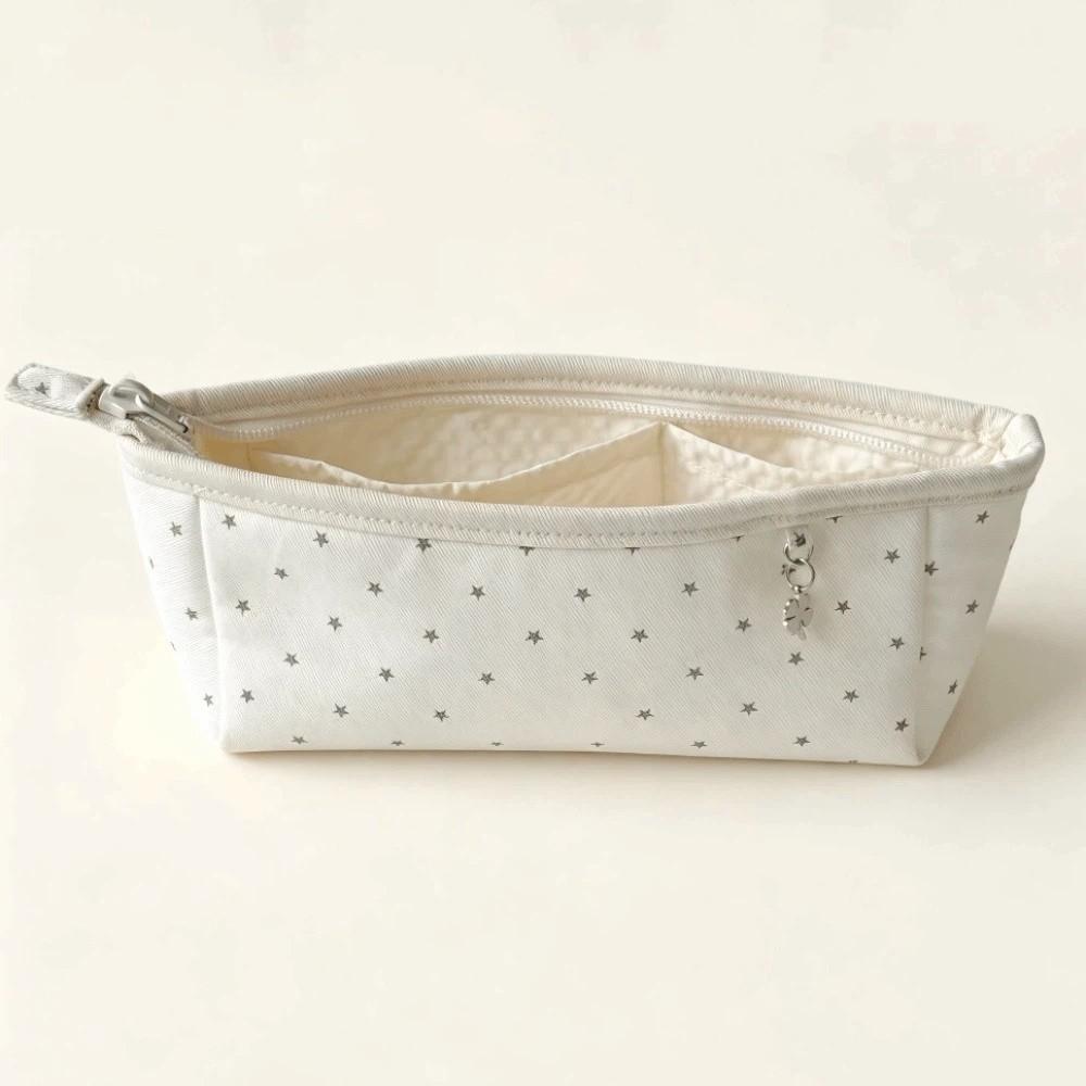 Large Capacity Portable Pencil Pouch Zipper Pencil Bag Simple Aesthetic Makeup Bag Back To School