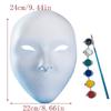 Nuo Operas Mask DIY Full Face Masks Plain White Mask Blank Paintable Mask Mardi Gras Mask Masquerades Mask Party Mask