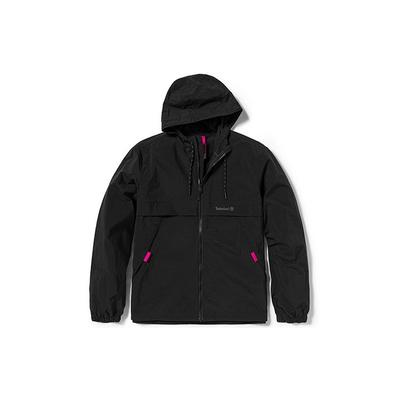 Logo Printed Hooded Drawstring Zip Jacket Men Jackets A6RAD-001