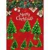 3D Printing Xmas Desktop Ornaments Xmas Tree Children's Gifts Home Furnishings Colorful Movable Present Decoration