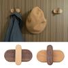 Wood Wall Hook Natural Mounted Coat Heavy Duty Entryway Hanger Rustic Wooden Wall Hat Hook