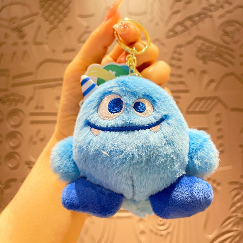 

Monster Plush Cute Family Keychain Toy Doll Backpack Pendant Cartoon Mini Figure синий