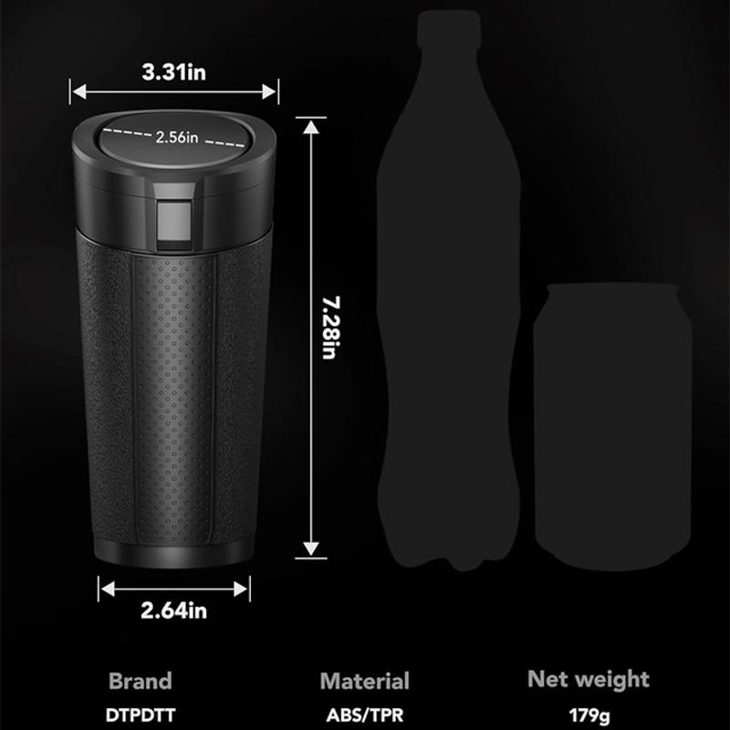 Waterproof Car Trash Container with Lid Leak Proof Portable Garbage Can Auto Vehicle Multifunctional Organizer Bin