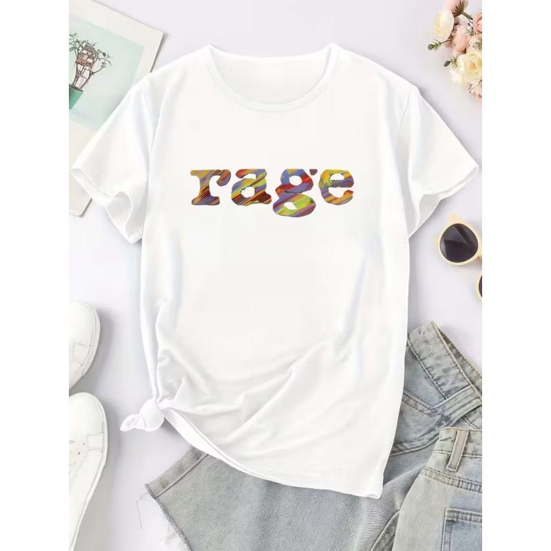 Womens T Shirt Iconic Colors Beige Cassette Oversized Casual Short Sleeve Crew Neck Top Nostalgia Themed Party Casual Wear