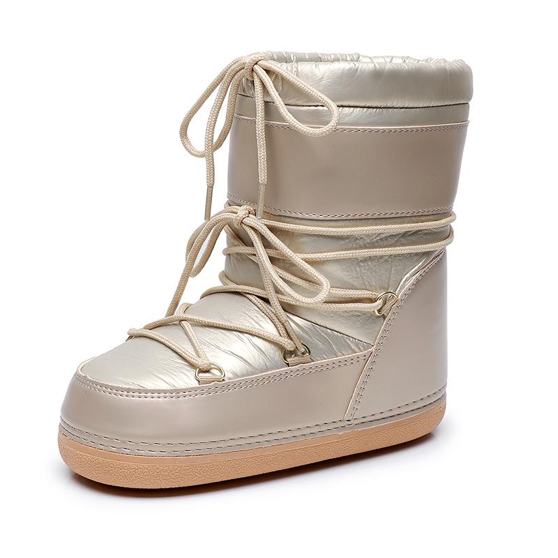 2024 Short Tube Waterproof Non-Slip Space Boots - Thickened Warm Snow Boots for Europe