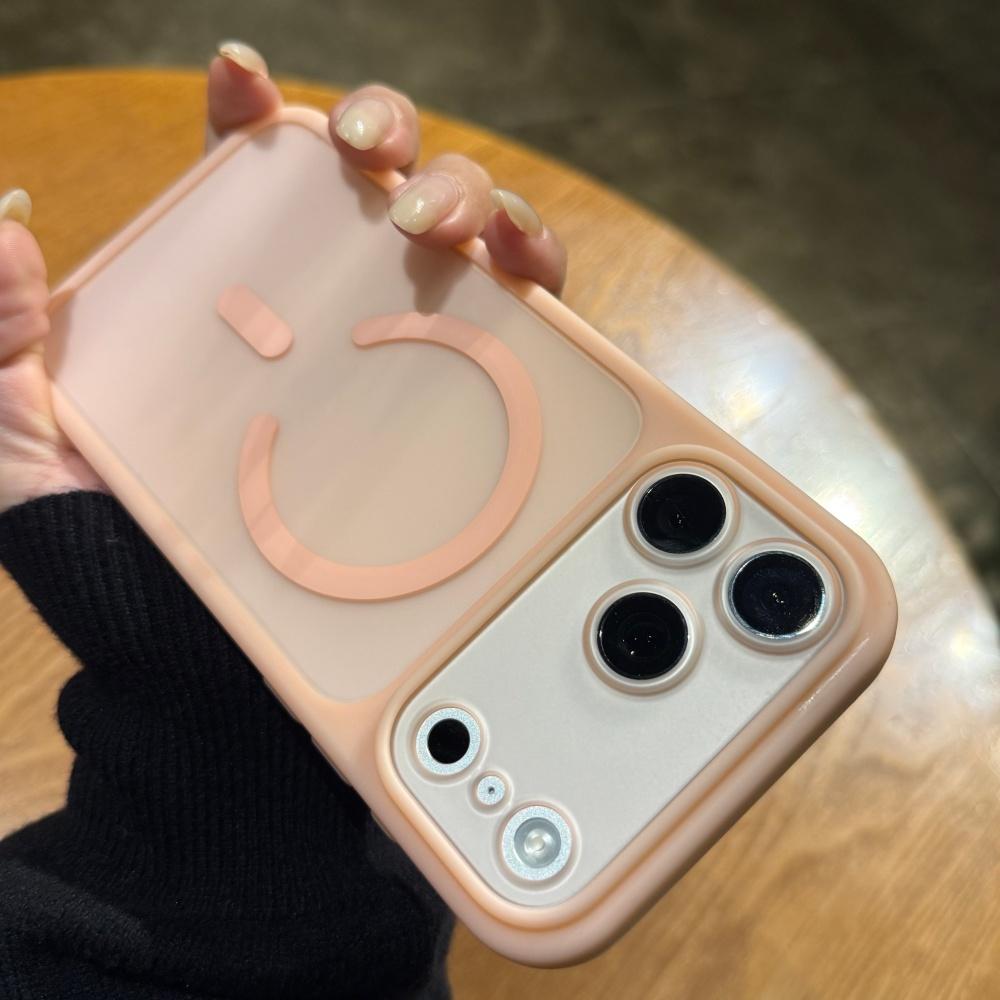 Matte Clear For Magsafe Wireless Charging Case for iPhone 17 Air 16 15 14 13 Pro Max Detachable Camera Lens Protect Shock Cover