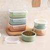 Round & Square Food Storage Containers, Plastic Sealed Fresh-Keeping Boxes for Kitchen