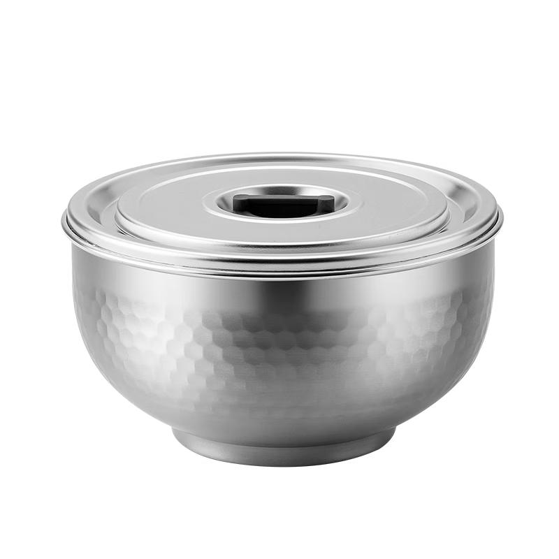 

MAXCOOK 304 Stainless Steel Double-Layer Insulated Bowl 14cm