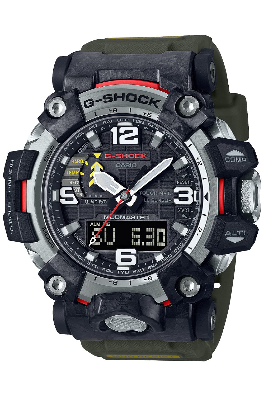 

Радіо годинник Solar Green [Casio] G-Shock []MUDMASTER GWG-2000-1A3JF Чол.