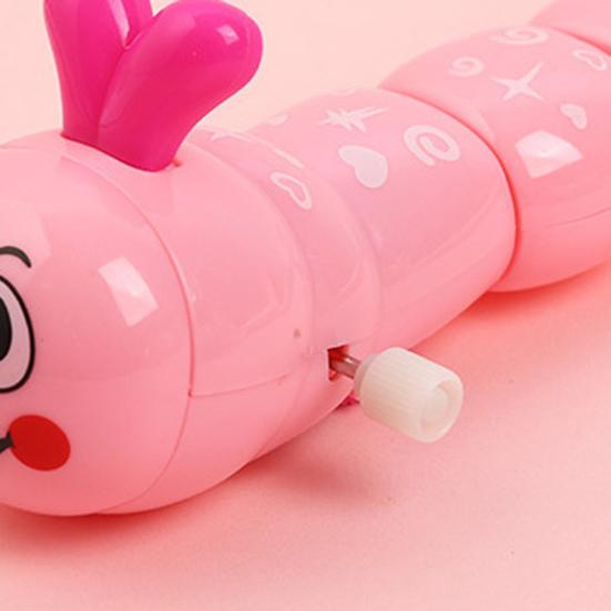 Wind-up Caterpillar Toy Cartoon Caterpillar Crawling Toy Toddlers Boys Girls Educational Interactive Spring Clockwork Animal Toy