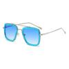 Stylish Men's Square Frame Sunglasses Inspired by Iron Man and Spider-Man - Trendy European and American Design, Large Frame