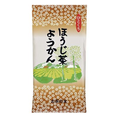 Morinoya Sústo z Houjicha Yokan (Japonská sladkosť vyrobená z pasty z červených fazúľ) Wagashi