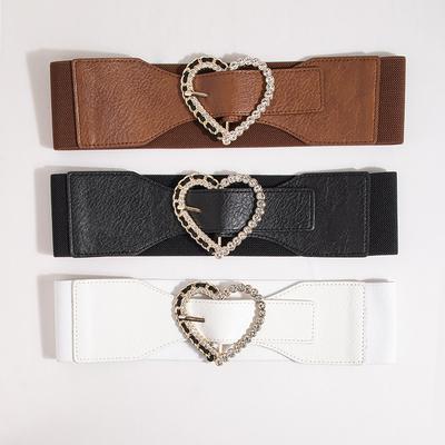 New Love Diamond Chic Versatile Fashion Women's Loose Tight Waistband Women's Belt