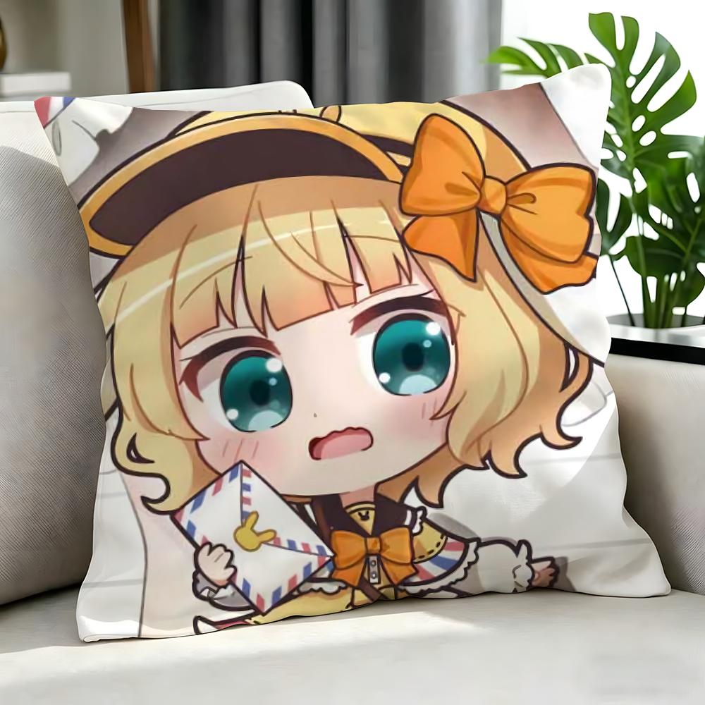 anime Is the Order a Rabbit Cushion Cover Cushion Cover Set Pcs x x x Pillowcase Decorative Sofa Home Decor