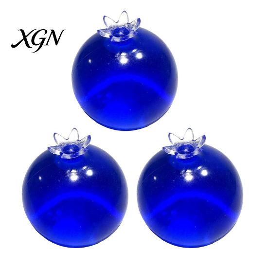 Decorative Stress Reliever Blueberry Ball, Soft TPR Fidget Squeeze Toy with Travel Ball Smooth Fluid, High Elastic Decompression for