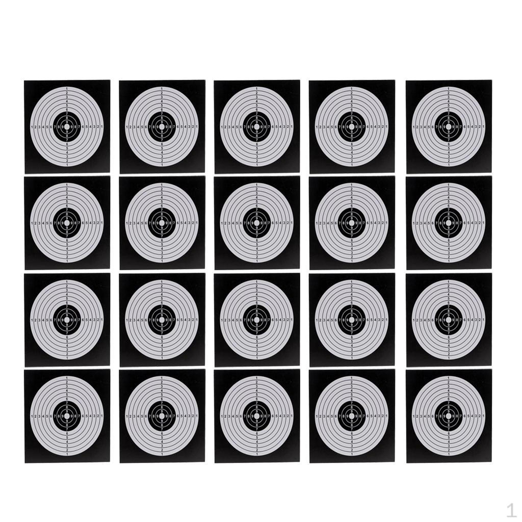 20 Paper Target Training Accessories D