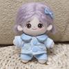 1 set Blue 10cm Cotton Doll Clothes Casual Suit Doll Dress Up Set  Doll Accessories