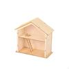 DIY Wooden House BuildandAssemble and Paint Paintable Wood Cabin Educational Toy Mini Ornament