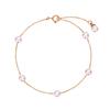 FANCIME K18 Pink Gold Bracelet for Women, Natural Freshwater Pearl, 18k Gold, Popular, Birthday, Anniversary, Mother's Day, Christmas Gift, Gift