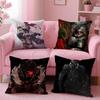 Handsome Anime Goblin SlayerCartoon Cushion Cover Pillow Case Soft Skin Friendly Fabric  Concealed Zipper