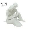 Parent Child Sculpture 3D Printed Family of 3 Sculpture, Modern Father Mother Son Art Piece Figurine, Decorative Statue for Home Office Shelf Elegant