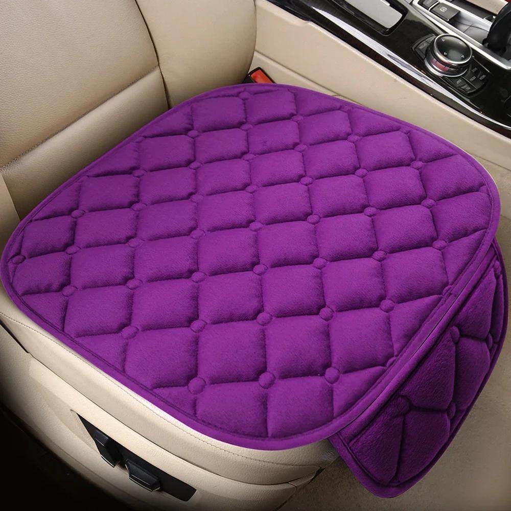 Autositzkissen Fahrersitzkissen mit bequemem Memory Foam und rutschfestem Gummi für Fahrzeuge, Bürostuhl, Zuhause, Autopolster, Sitzbezug