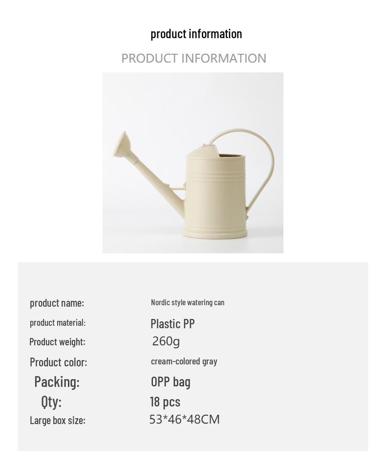 Large Capacity Retro Watering Can with Long Spout for Gardening, Thickened Design for Flowers & Vegetables