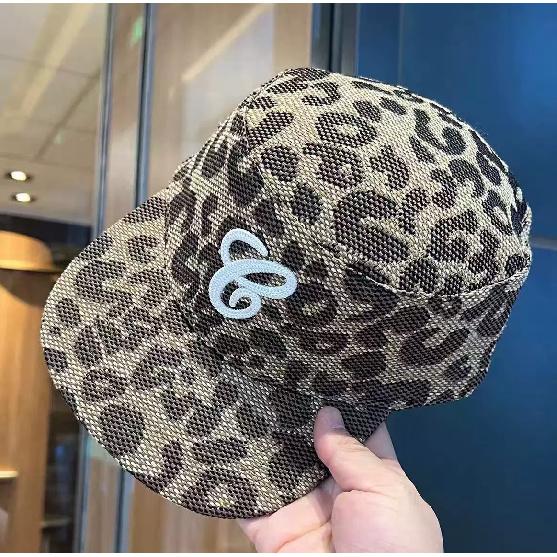 American-style letter embroidered baseball cap for women, two-tone, flat top, wide brim, large head circumference, makes face look smaller, trendy