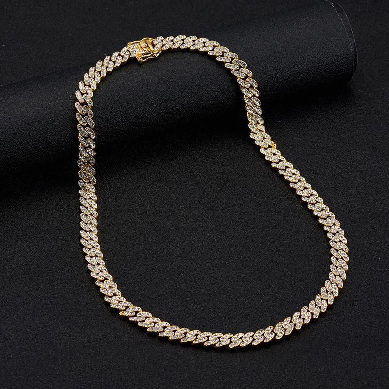 Unisex Trendy Cuban Chain Necklace - Hip Hop Collarbone Style