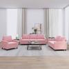 VidaXL 3-Piece Sofa Set with Cushions, Seats with Armrests, Living Room Armchairs Home, Modern, 3201479