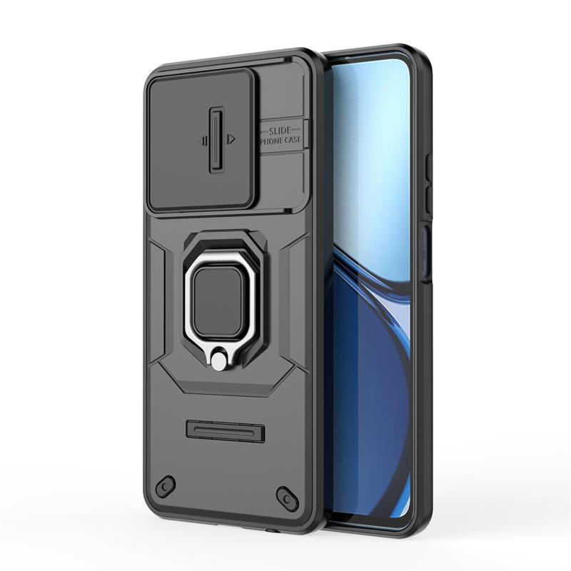 Shockproof Case For Realme C61 Case For Realme C61 Global Ring Holder Magnetic Back Cover For Realme C61 C 61 Push Window Case