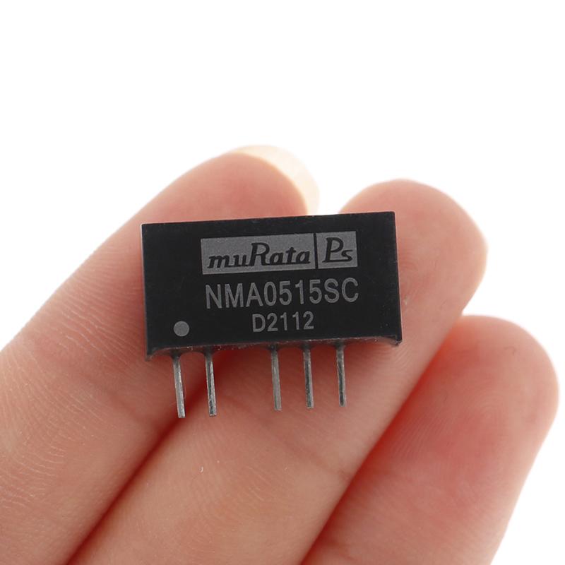 Nma0515Sc Dc-Dc Sip-5 Isolerte 1W Dobbeltutgang Omformere Strømmodul
