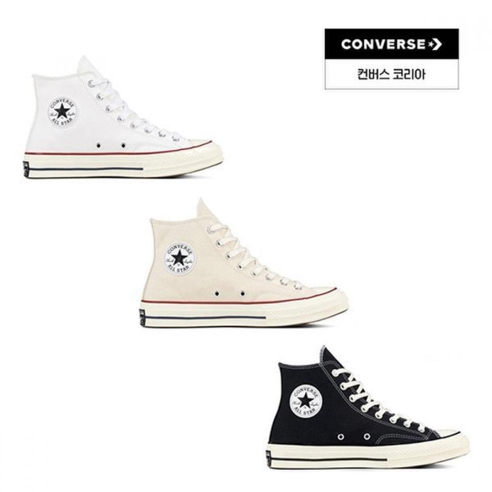Converse Chuck Taylor 1970s Classic High Collection Black 162050c Parchment 162053c White 1... 162050C (black)/230