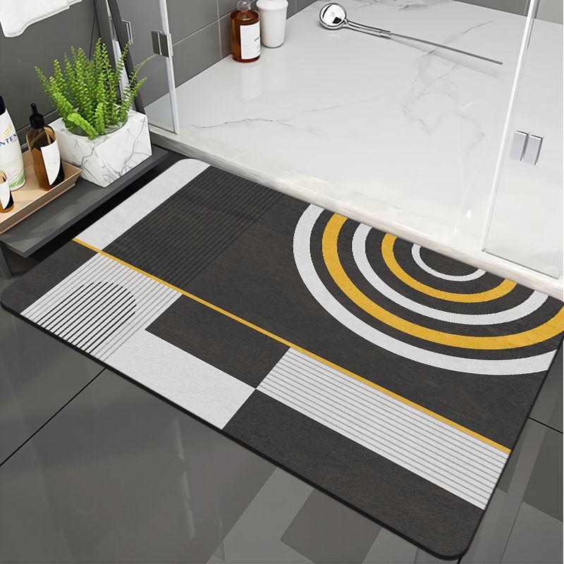 Diatom Mud Bathroom, Bathroom Entrance, Kitchen Floor Mat, Anti Slip, Absorbent, Wear-resistant, Quick Drying Mat