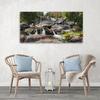 Three Piece Picture Canvas Print Waterfall Forest Brook Rocks