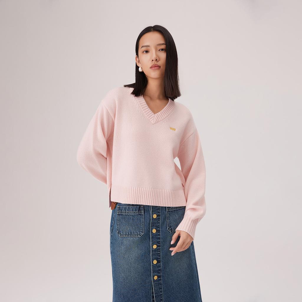 Levis Year Of The Horse Limited Edition Relaxed Comfortable Vintage Artistic Knit Sweater Women sweater 006Q5-0000