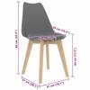 VidaXL 2x Chaises de Salle à Manger Chaises à Dîner Chaises de Repas Sièges de Cuisine Meubles de Cuisine Maison Intérieur 244785