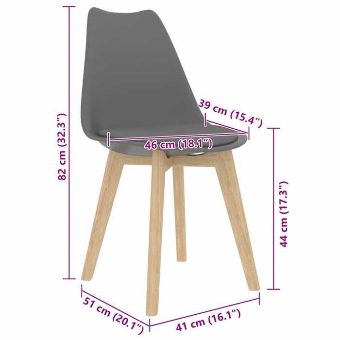 VidaXL 2x Chaises de Salle à Manger Chaises à Dîner Chaises de Repas Sièges de Cuisine Meubles de Cuisine Maison Intérieur 244785
