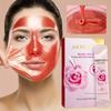 Rose Essence Moisturizing Soft Mask,Hyaluronic Acid Rose Oil Formula,Skin Hydration Mask,Ammonia Free Gel Masks For, Strengthens Moisture Barrier