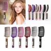 Premium Large Curved Hair Comb With Antistatic Boar Bristle For Effortless Styling