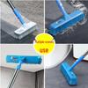 Shida Telescopic Floor Scrub Brush with Stiff Bristles for Bathroom, Toilet, and Outdoor Tiles