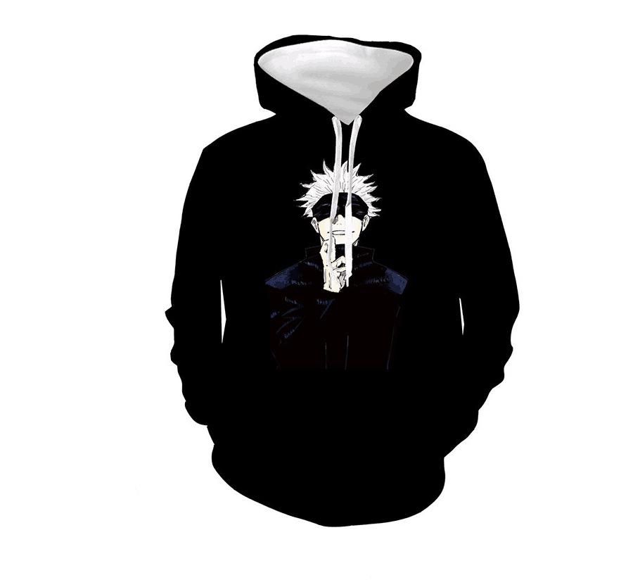 Jujutsu Kaisen 3D Print Anime Men's Hooded Sweatshirt