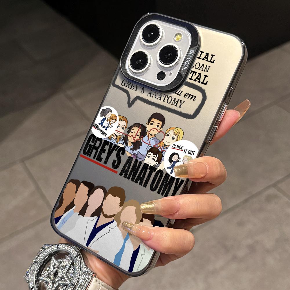 

TV Grey s Anatomy Phone Case for Samsung Galaxy S26 S25 Edge S24 S23 S22 S21 FE S20 Ultra Plus 5G Colorful Silver Hard Cover Galaxy S25 Edge