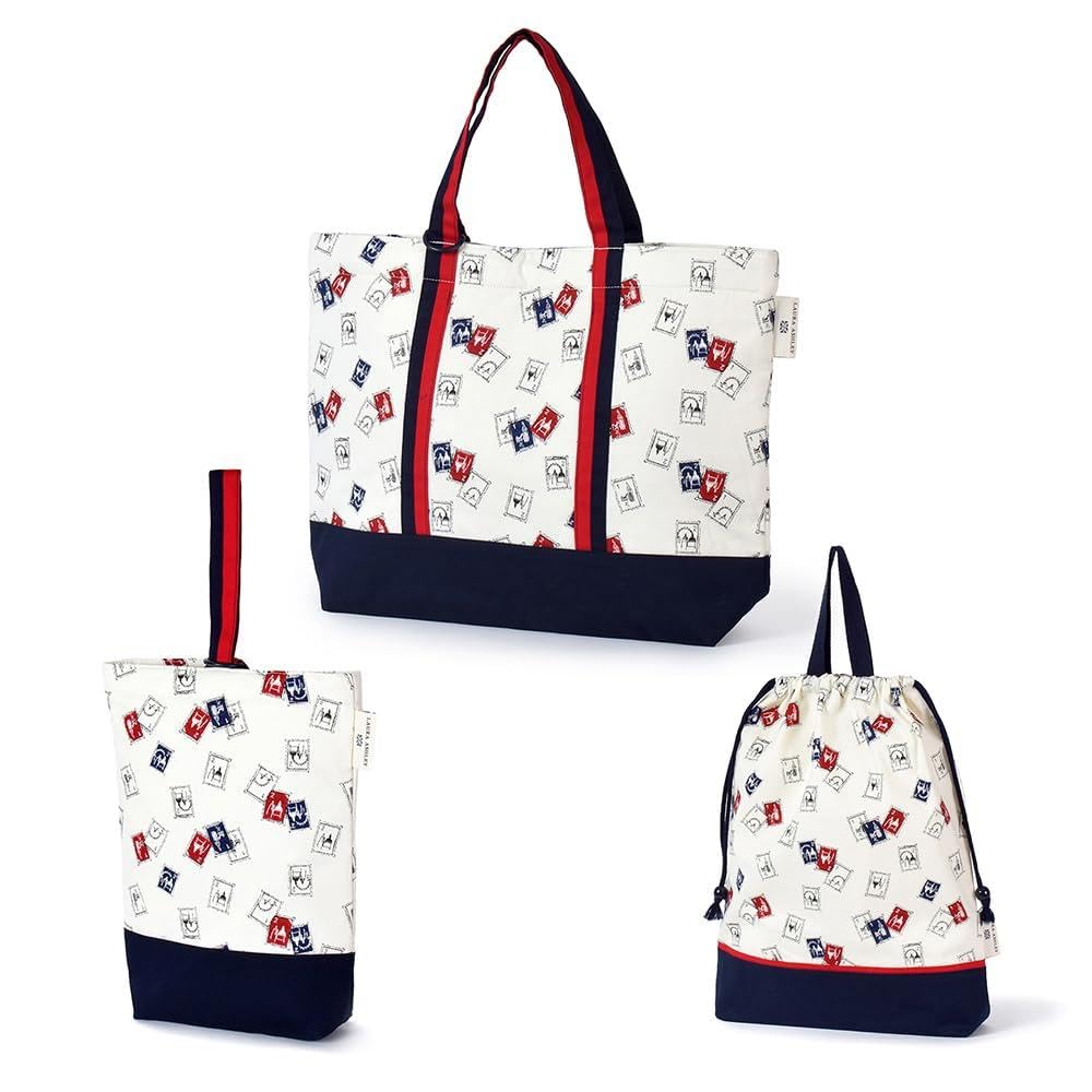 

COLORFUL CANDY ASHLEY Entrance Series Stamps Lesson Shoe and Large Drawstring Perfect for Entrance Cute for NJ504000 STYLE/LAURA Kindergarten/School