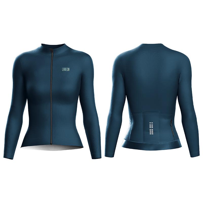Lampada Women's Long-Sleeve Fleece Cycling Jersey - 5-15 Degrees, Autumn/Winter