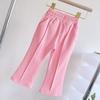 Spring-Style Baby Girl Babydoll Top & Long Pants Set