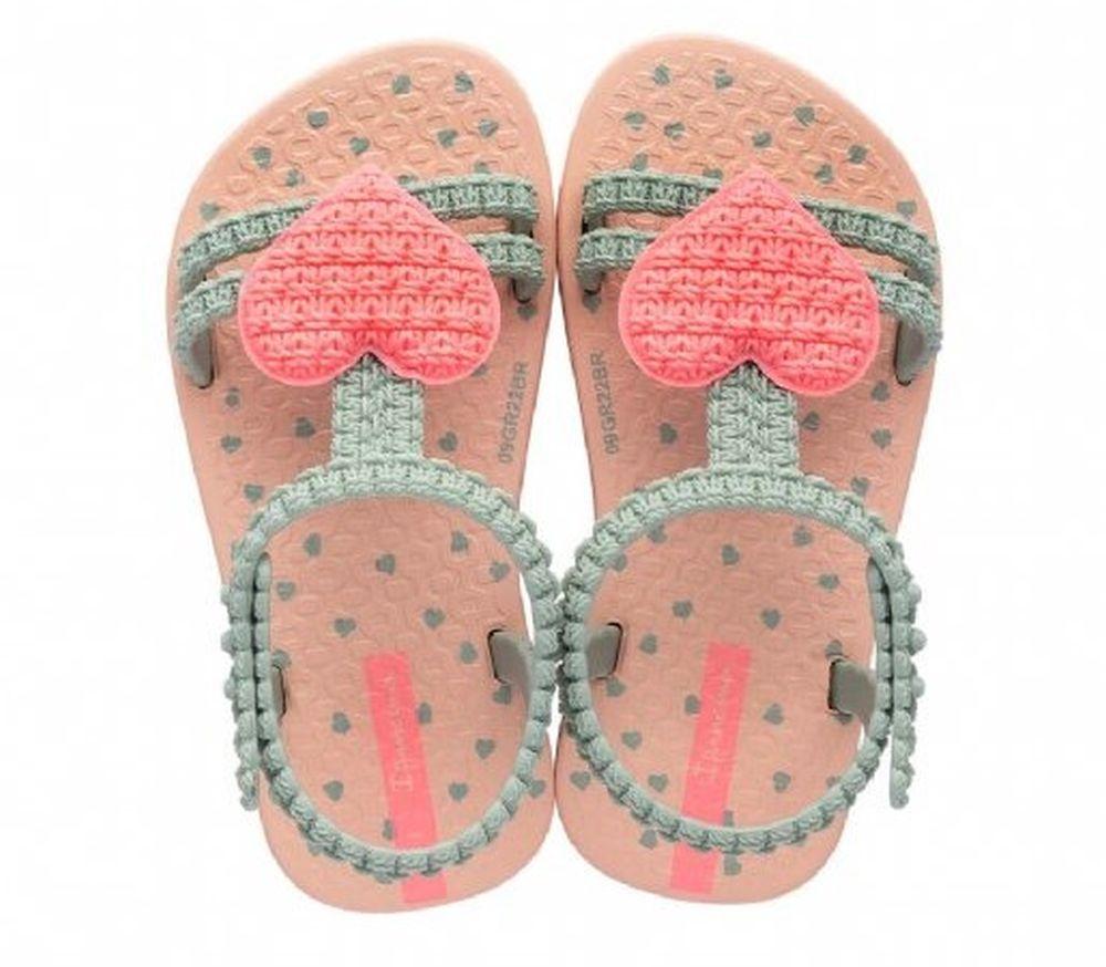 Ipanema Sandały My First Ipanema Baby Beige Green Pink 81997-Ag198 24
