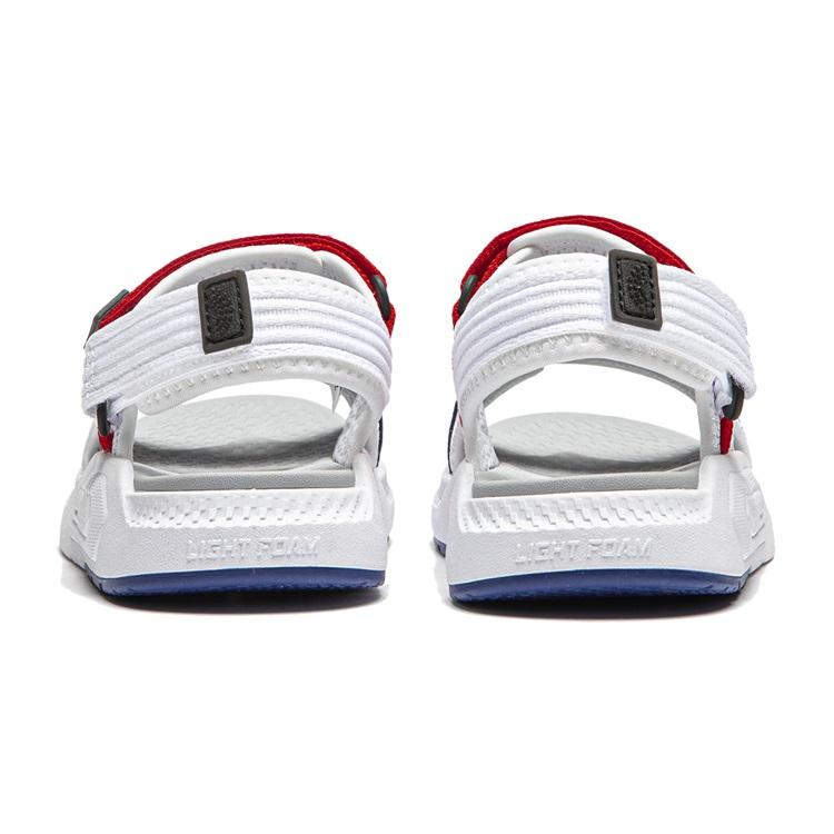 Li Ning Kids Comfortable Casual Sandals Kids Sandals White Red Blue YKKU014-3