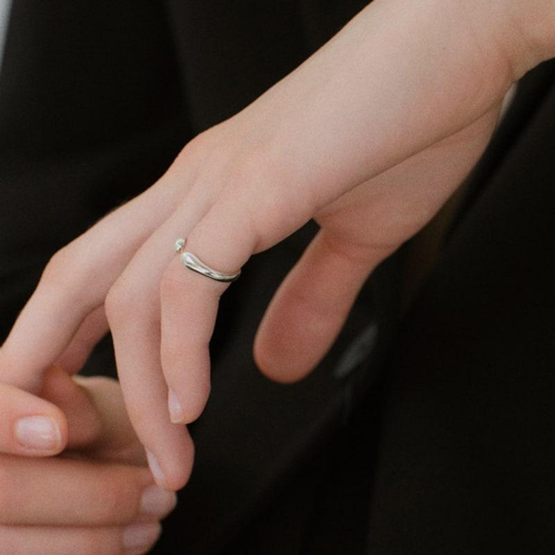 NORMALLEE [Silver 925] Dot Baby Ring