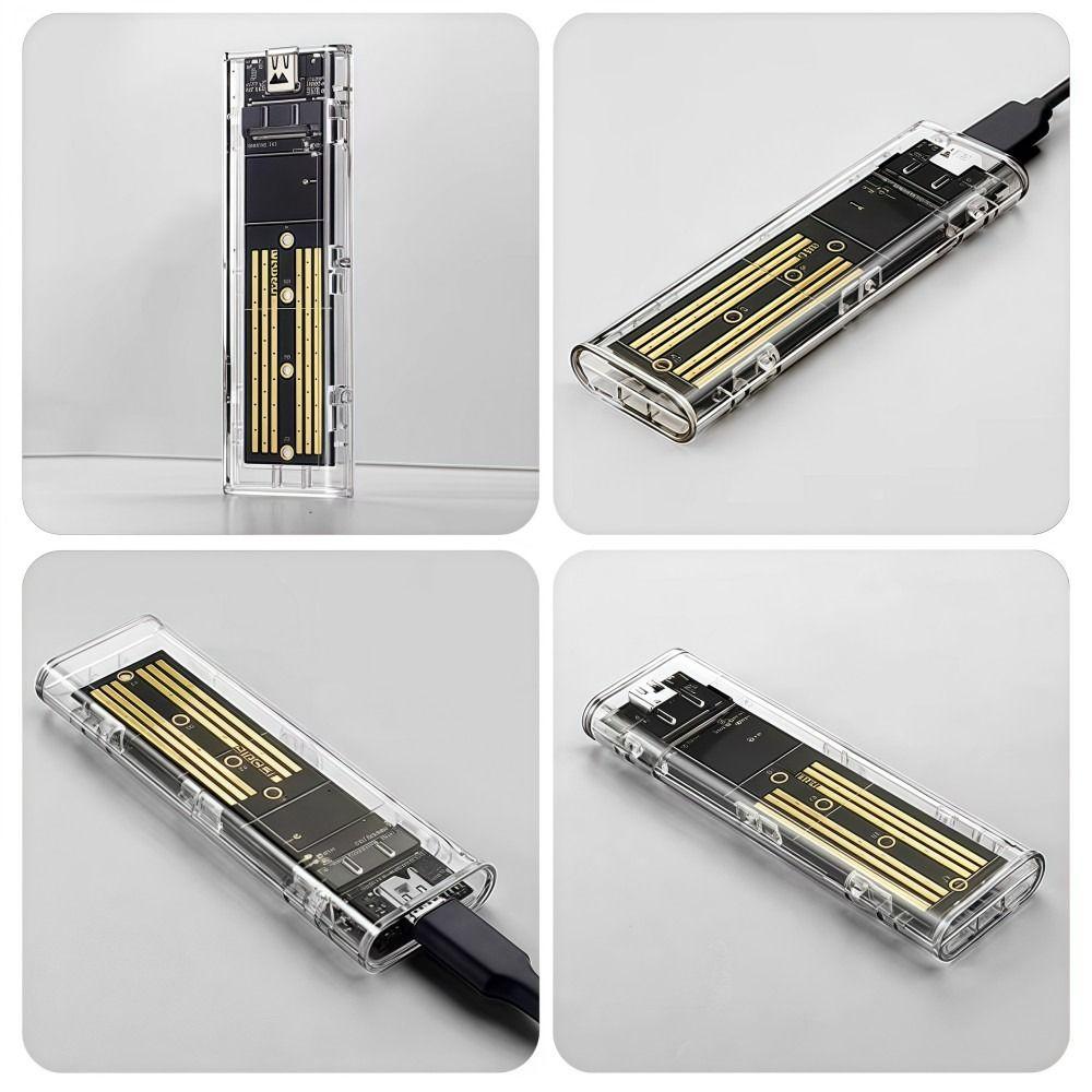 USB3.0 Mobile Hard Disk Case NGFF/NVME Portable Storage Disk M.2 SSD Case  External Storage